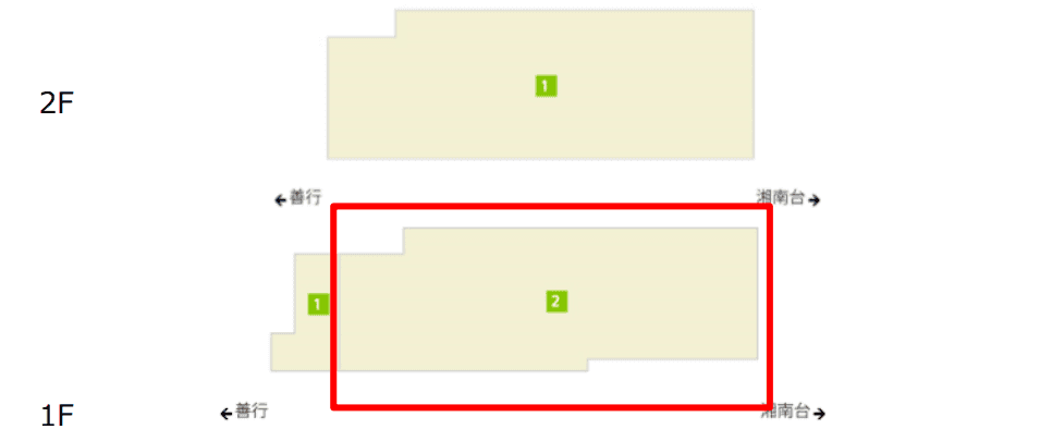 六会日大前マルシェ_1階102区画の図面・フロアマップ